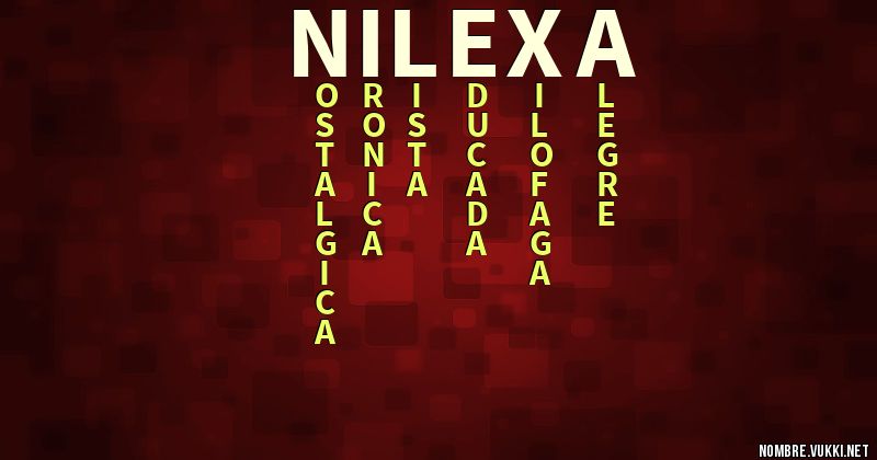 Acróstico nilexa