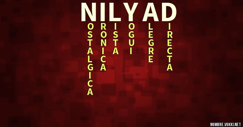 Acróstico nilyad