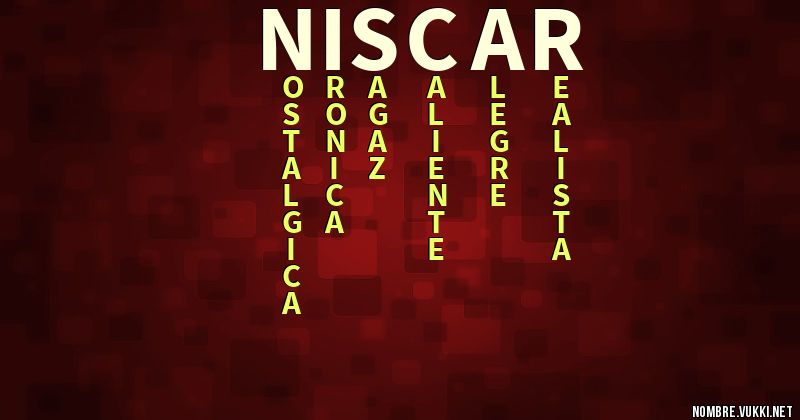 Acróstico niscar