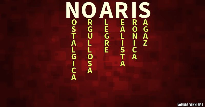 Acróstico noaris