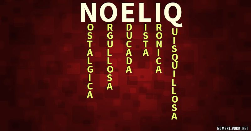 Acróstico noeliq