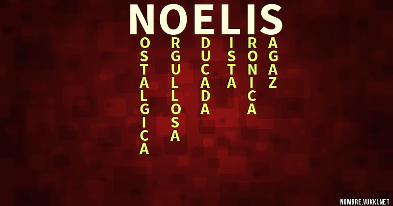 Acróstico noelis