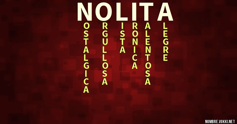 Acróstico nolita