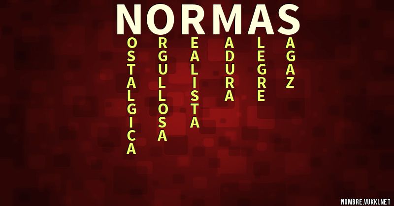 Acróstico normas