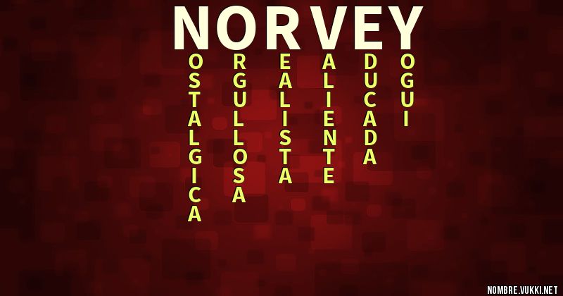 Acróstico norvey