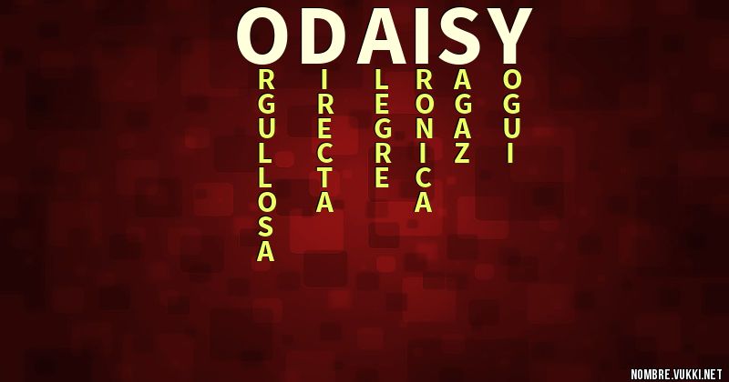 Acróstico odaisy