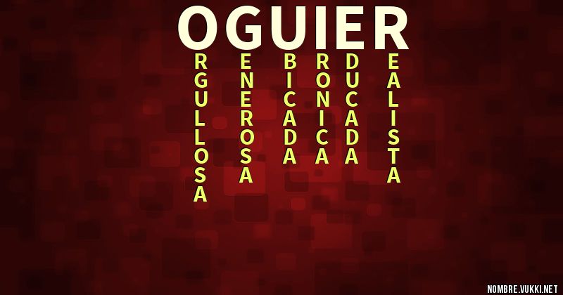 Acróstico oguier