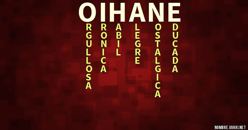 Acróstico oihane