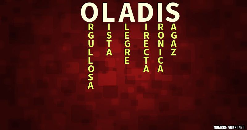 Acróstico oladis