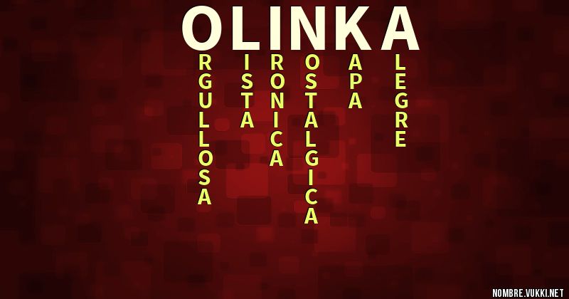 Acróstico olinka