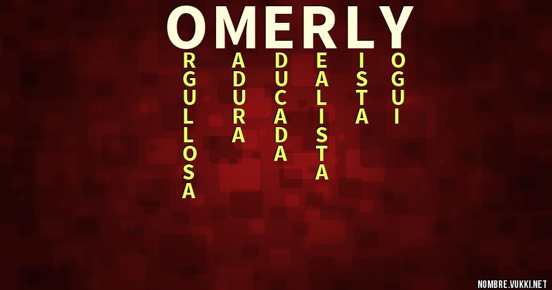 Acróstico omerly