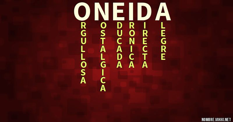 Acróstico oneida