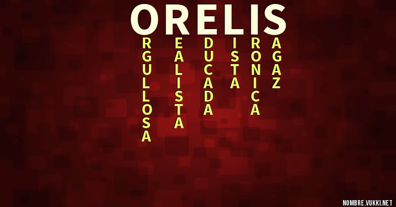 Acróstico orelis