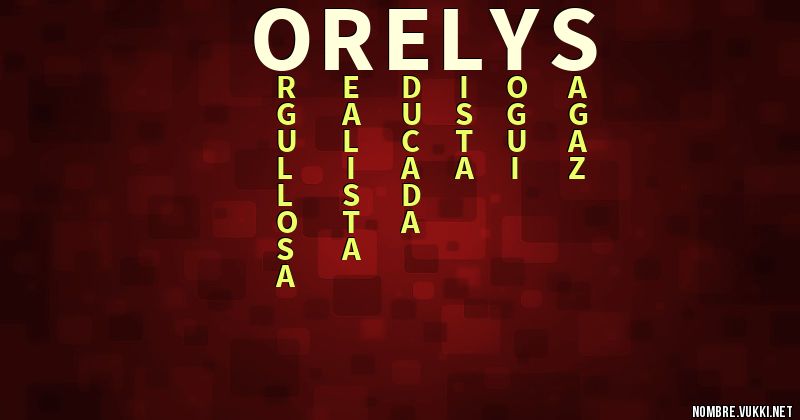 Acróstico orelys