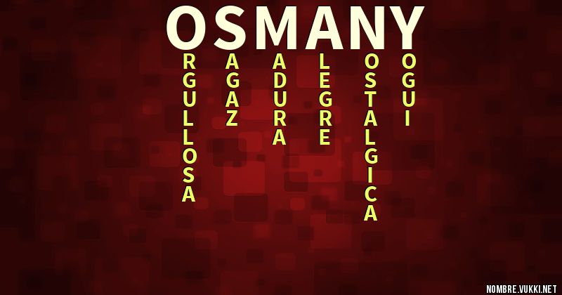 Acróstico osmany