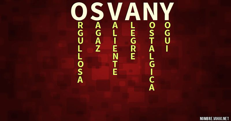 Acróstico osvany