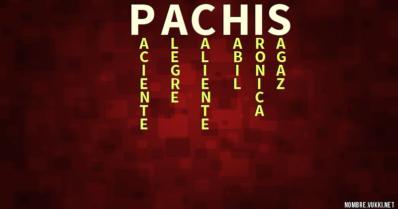 Acróstico pachis