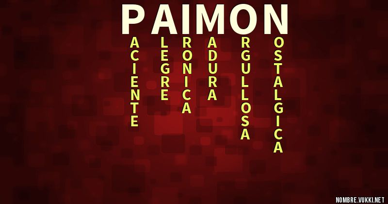 Acróstico paimon