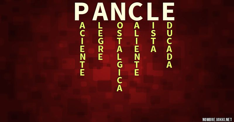 Acróstico pancle