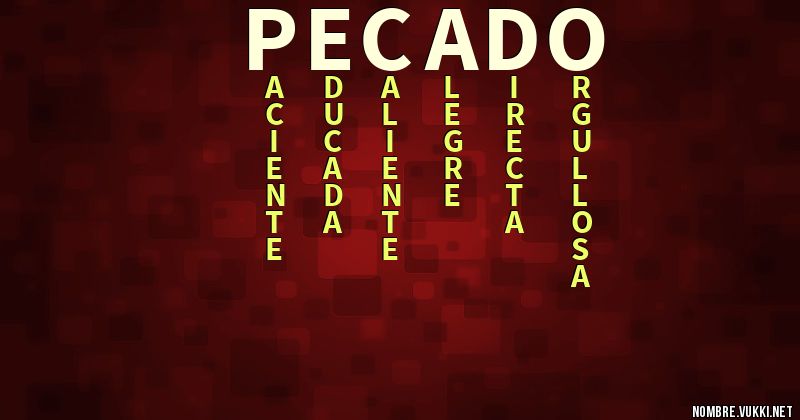 Acróstico pecado