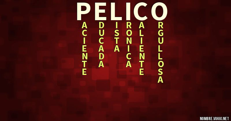 Acróstico pelico