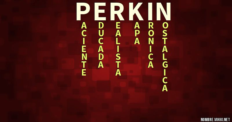 Acróstico perkin