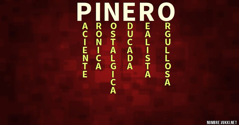 Acróstico piÑero