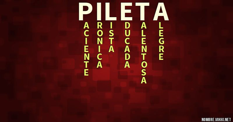 Acróstico pileta