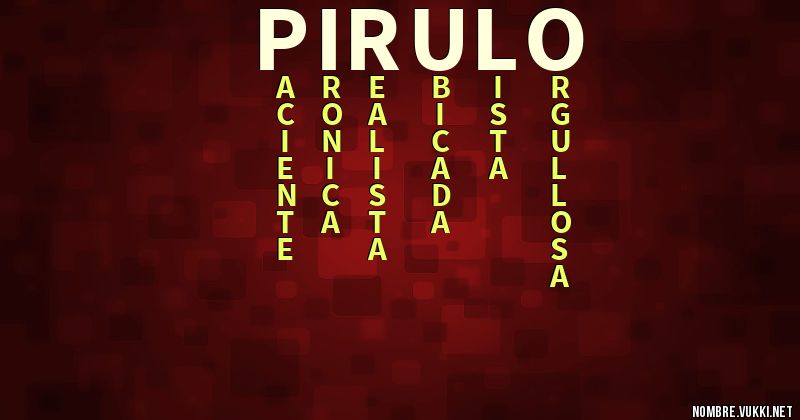 Acróstico pirulo