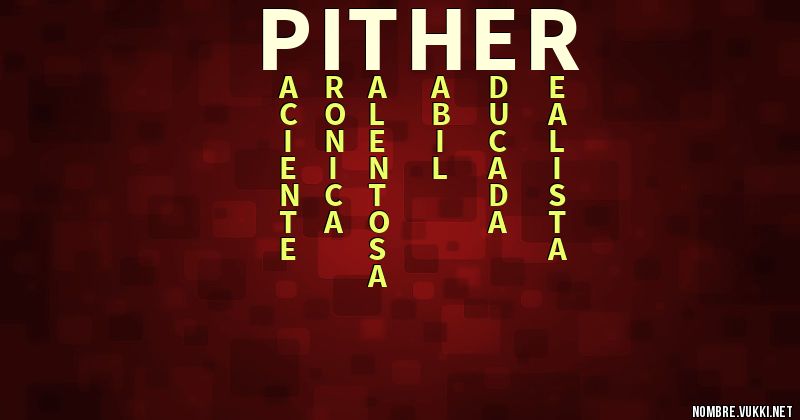 Acróstico pither
