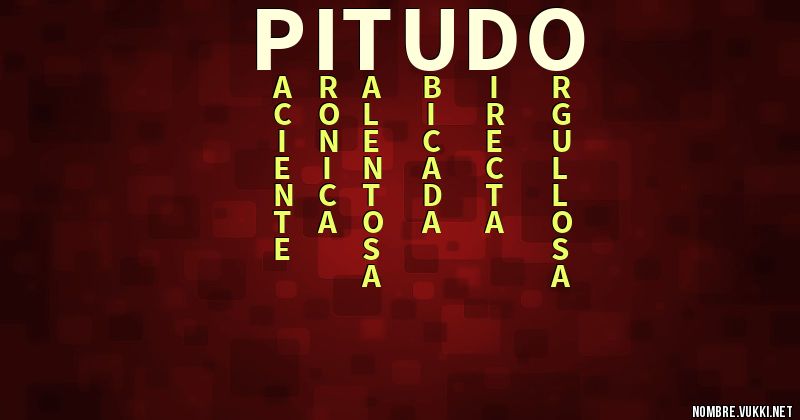 Acróstico pitudo
