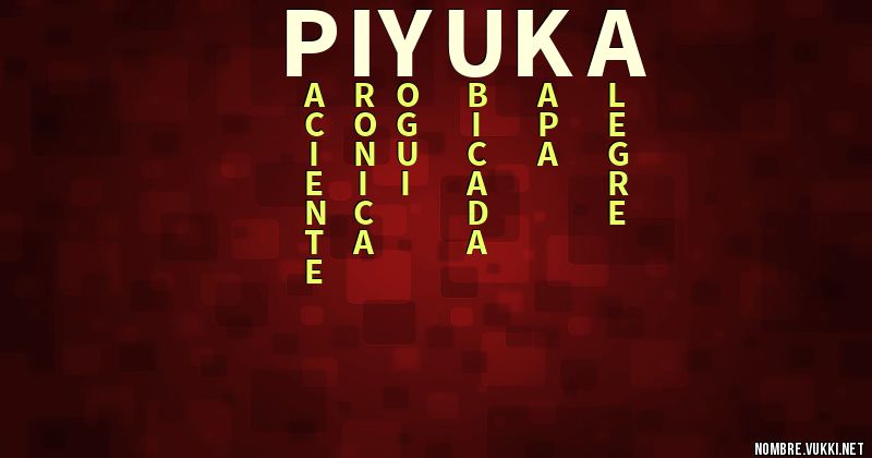 Acróstico piyuka