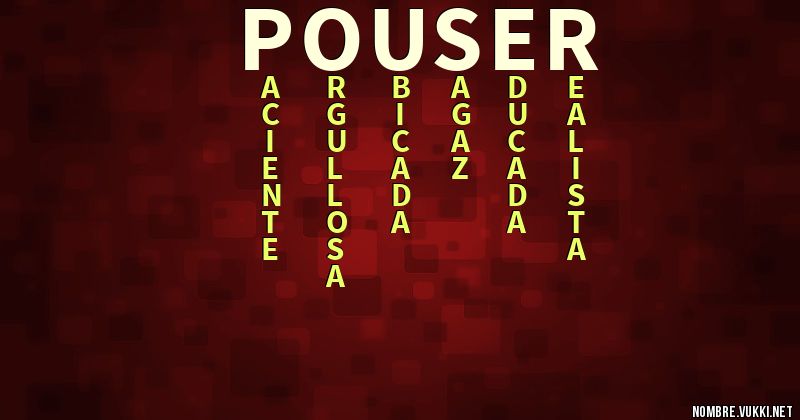 Acróstico pouser