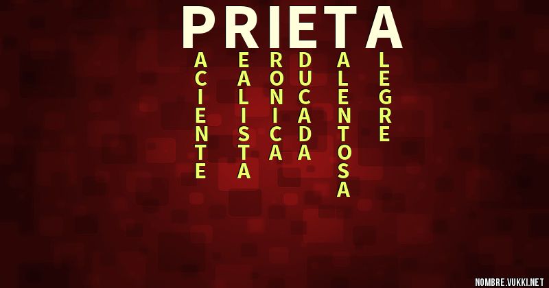 Acróstico prieta