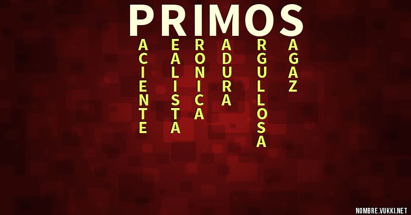 Acróstico primos