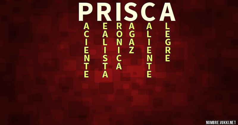 Acróstico prisca