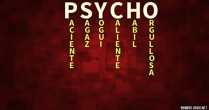 Acróstico psycho