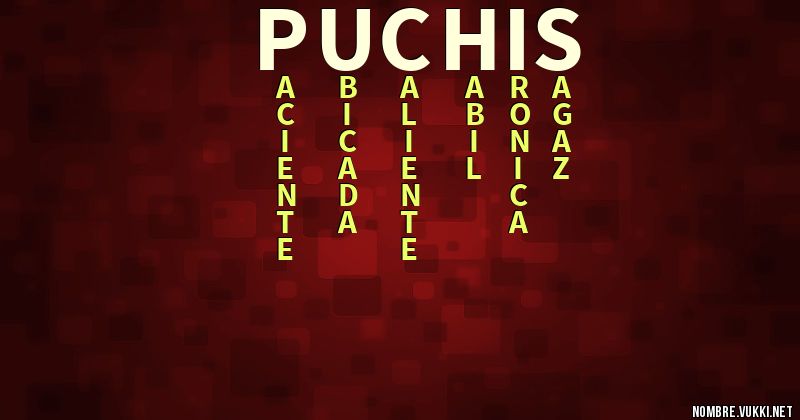 Acróstico puchis