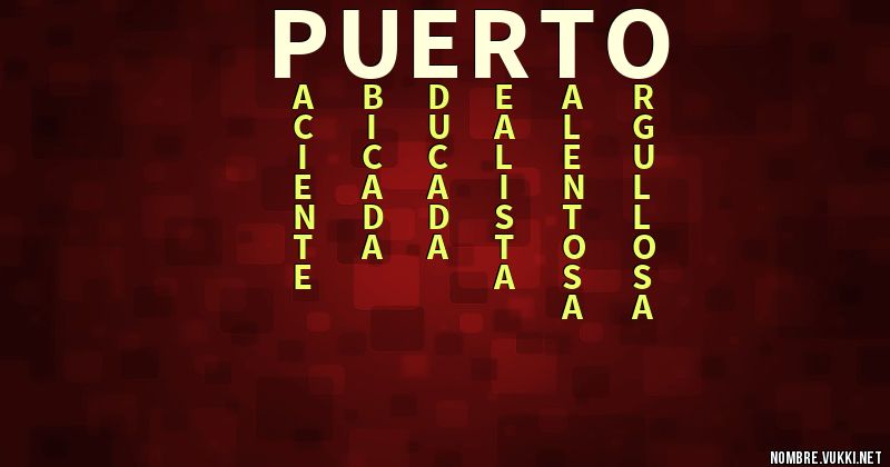 Acróstico puerto