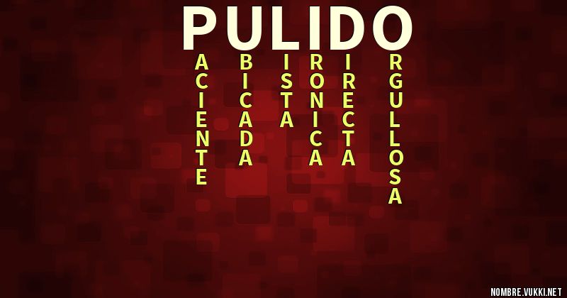 Acróstico pulido