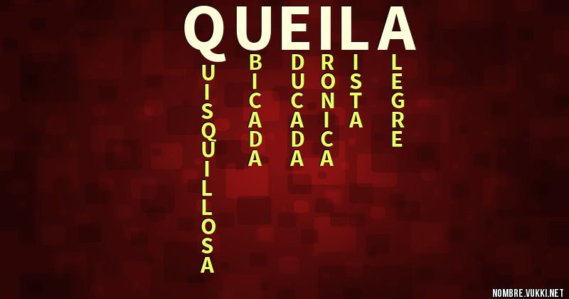 Acróstico queila