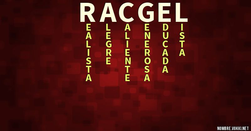 Acróstico racgel