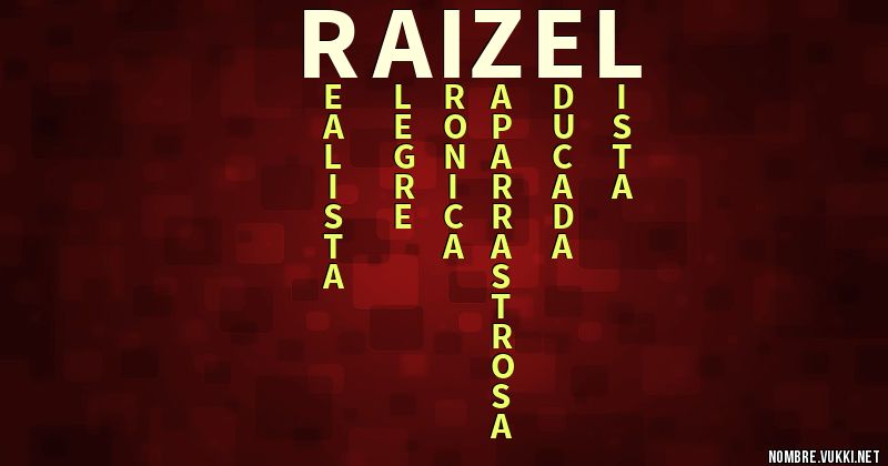 Acróstico raizel