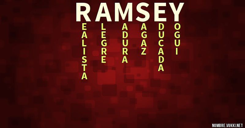 Acróstico ramsey