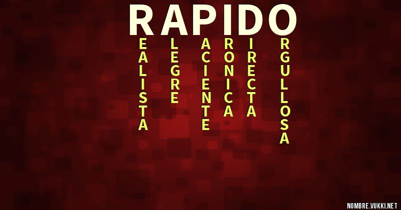 Acróstico rapido