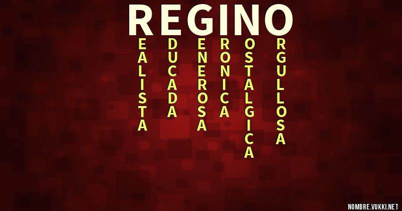 Acróstico regino