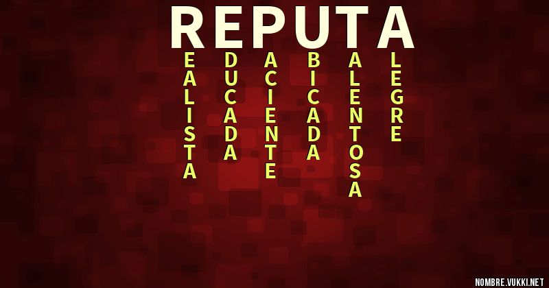 Acróstico reputa