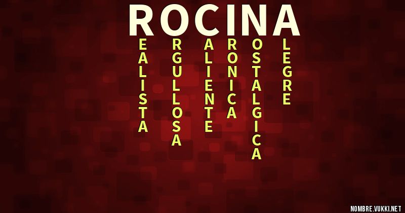 Acróstico rocina