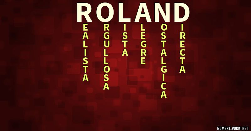 Acróstico roland