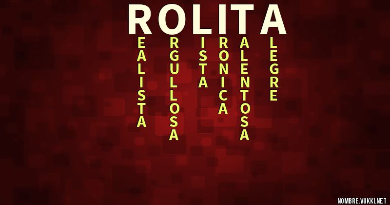Acróstico rolita